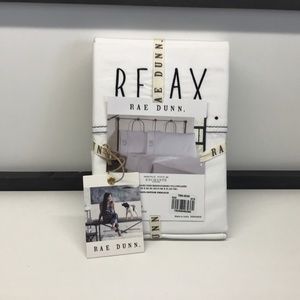 Rae Dunn RELAX pillowcases